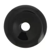 Donut 25mm Black Agate x1