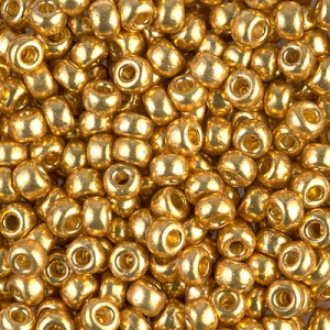 Miyuki Seed beads Duracoat 8/0 4202 - Galvanized Gold