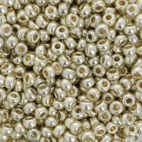 Miyuki Seed beads Duracoat 8/0 4201 - Galvanized Silver