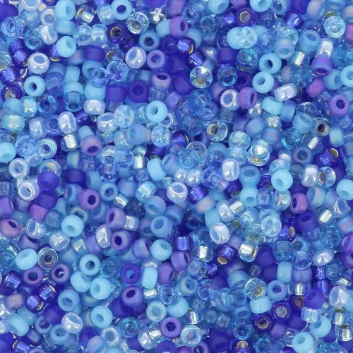 Mix Miyuki Seed beads 15/0 MIX-051 - Blueberry Pie x8gr