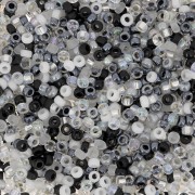 Mix Miyuki Seed beads 15/0 MIX-050 - Salt and Pepper x8gr