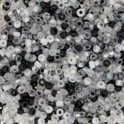 Mix Miyuki Seed beads 15/0 MIX-050 - Salt and Pepper x8gr