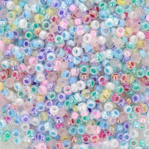 Mix Miyuki Seed beads 15/0 MIX-047 - Spring Flowers x8gr