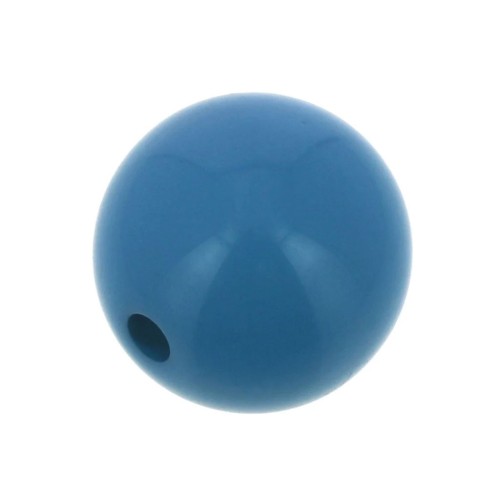 12mm Opaque resin bead - Lapis Blue x1