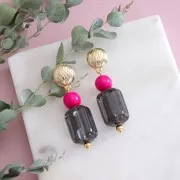 12mm Opaque resin bead - Coral Redx1