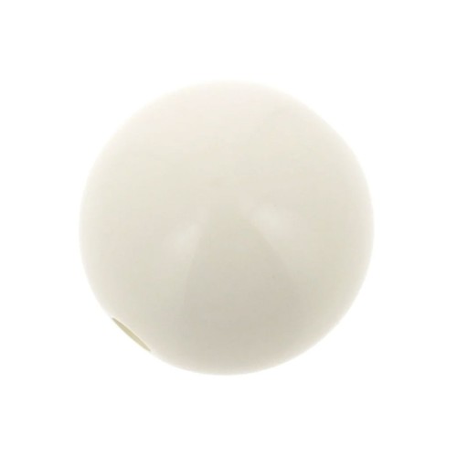 12mm Opaque resin bead - Ivory x1