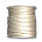 Leather cord 3mm Metallic Cream x 25m|raw }}