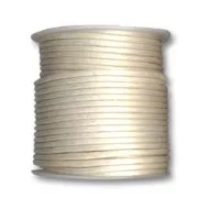 Leather cord 3mm Metallic Cream x 25m
