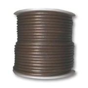 Leather cord 3mm Brown x 25m