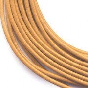 Leather cord 2mm Mustard x 2m|raw }}