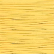 Cotton waxed cord 1mm Yellow x5m