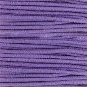 Cotton waxed cord 2mm Purple x5m|raw }}