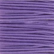 Cotton waxed cord 2mm Purple x5m