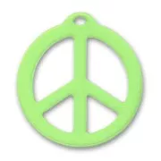Peace pendant 42mm Peridot x1