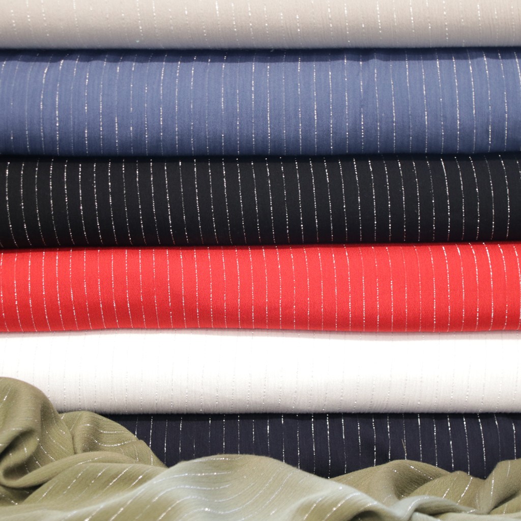 Linen and Cotton mix fabric Grey x10cm Perles & Co