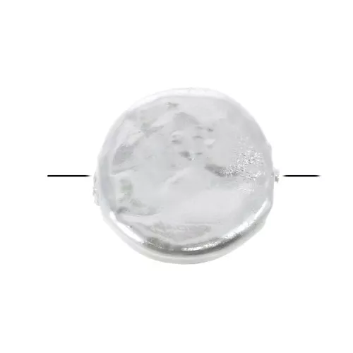Round bead - 12 mm - imitation freshwater pearl - White x1