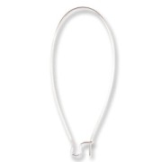 Hook earrings 46 mm - Silver x2|raw }}