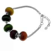 9x5mm 925 Sterling Silver Drop charm marked