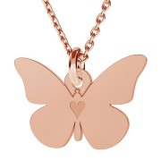 9x14mm 925 Sterling Silver Butterfly Charm x1