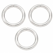 Open Rings 3x0.4 mm - 925 Sterling Silver x20