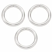 Open Rings 3x0.4 mm - 925 Sterling Silver x20