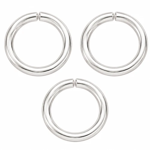 Open Rings 3x0.4 mm - 925 Sterling Silver x20