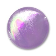 Flat round bead 18mm Iridescent Violet x1|raw }}