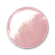 Flat round bead 18mm Iridescent Light Rose x1|raw }}