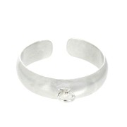 925 Sterling Silver Adjustable ring with a closed ring - Size 54 to 60 x1|raw }}