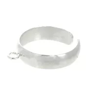 925 Sterling Silver Adjustable ring with a closed ring - Size 54 to 60 x1