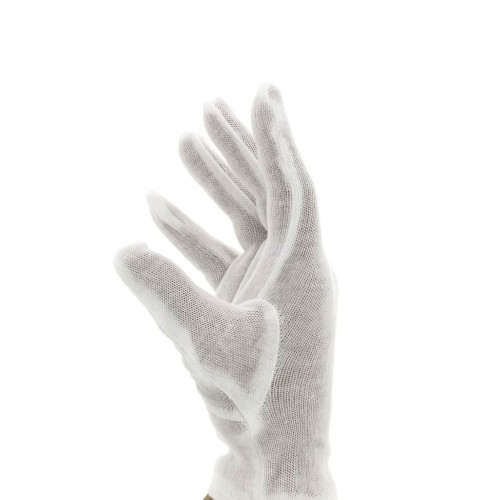 Cotton gloves for jewellery handling and display - Size S - White x2