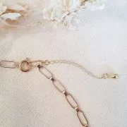 50mm Rombo Mesh Extension Chain - Gold Plated 3 micron x1