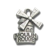 Moulin Rouge charm 20mm Antique Silver Plating x1|raw }}