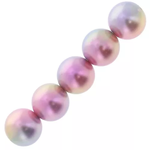 Miyuki Acrylic Resin Le Ciel Pearls 6mm - Pink x15