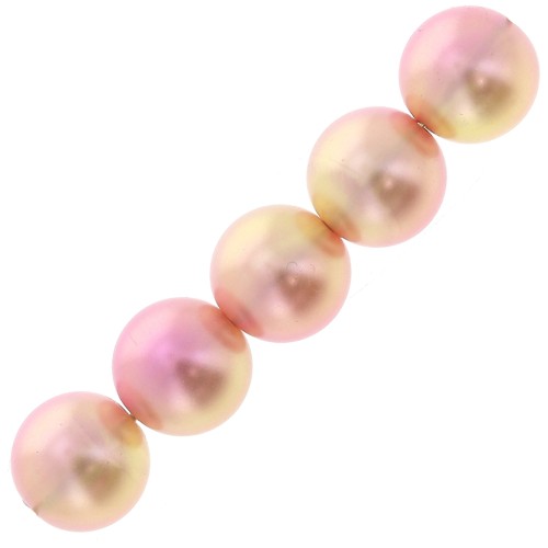 Miyuki Acrylic Resin Le Ciel Pearls 6mm - Orange x15
