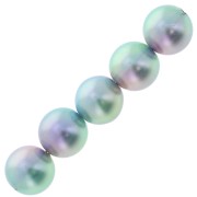 Miyuki Acrylic Resin Le Ciel Pearls 6mm - Blue x15|raw }}