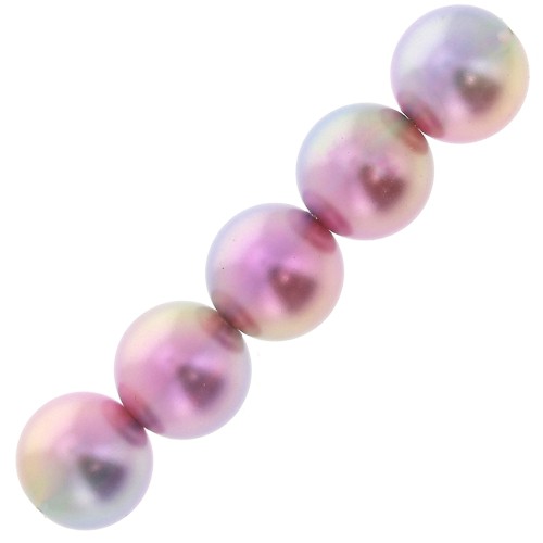 Miyuki Acrylic Resin Le Ciel Pearls 8mm - Pink x10