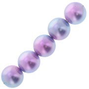 Miyuki Acrylic Resin Le Ciel Pearls 8mm - Purple x10|raw }}