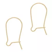 Gold filled 14mm Earrings threads x4