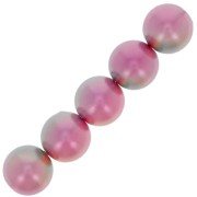 Miyuki Acrylic Resin Le Ciel Pearls 10mm - Pink x6|raw }}