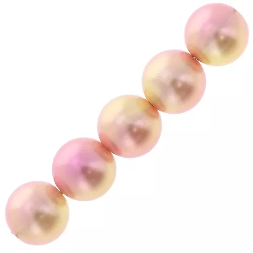 Miyuki Acrylic Resin Le Ciel Pearls 10mm - Orange x6