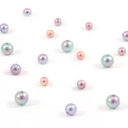 Miyuki Acrylic Resin Le Ciel Pearls 10mm - Blue x6