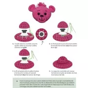 12mm Plastic safety eyes for toys and amigurumi - Black x10 pairs