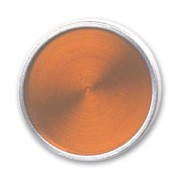 Enameled Screw-on disc 20mm Amber x1|raw }}
