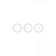 12mm Miyuki Half-drilled Cotton Pearls - White x1