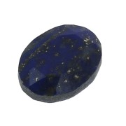 8x6mm Faceted oval cabochon - Lapis lazuli x1|raw }}