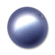 Round powder bead 16mm Blue x1