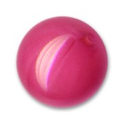 Round cloud bead 16mm Red x1