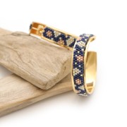 40mm Wide hoop earrings to decorate - Silver Tone x2