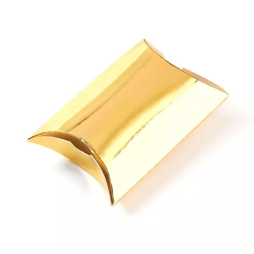 8.5x6x2cm Cardboard gift box - Gold x1